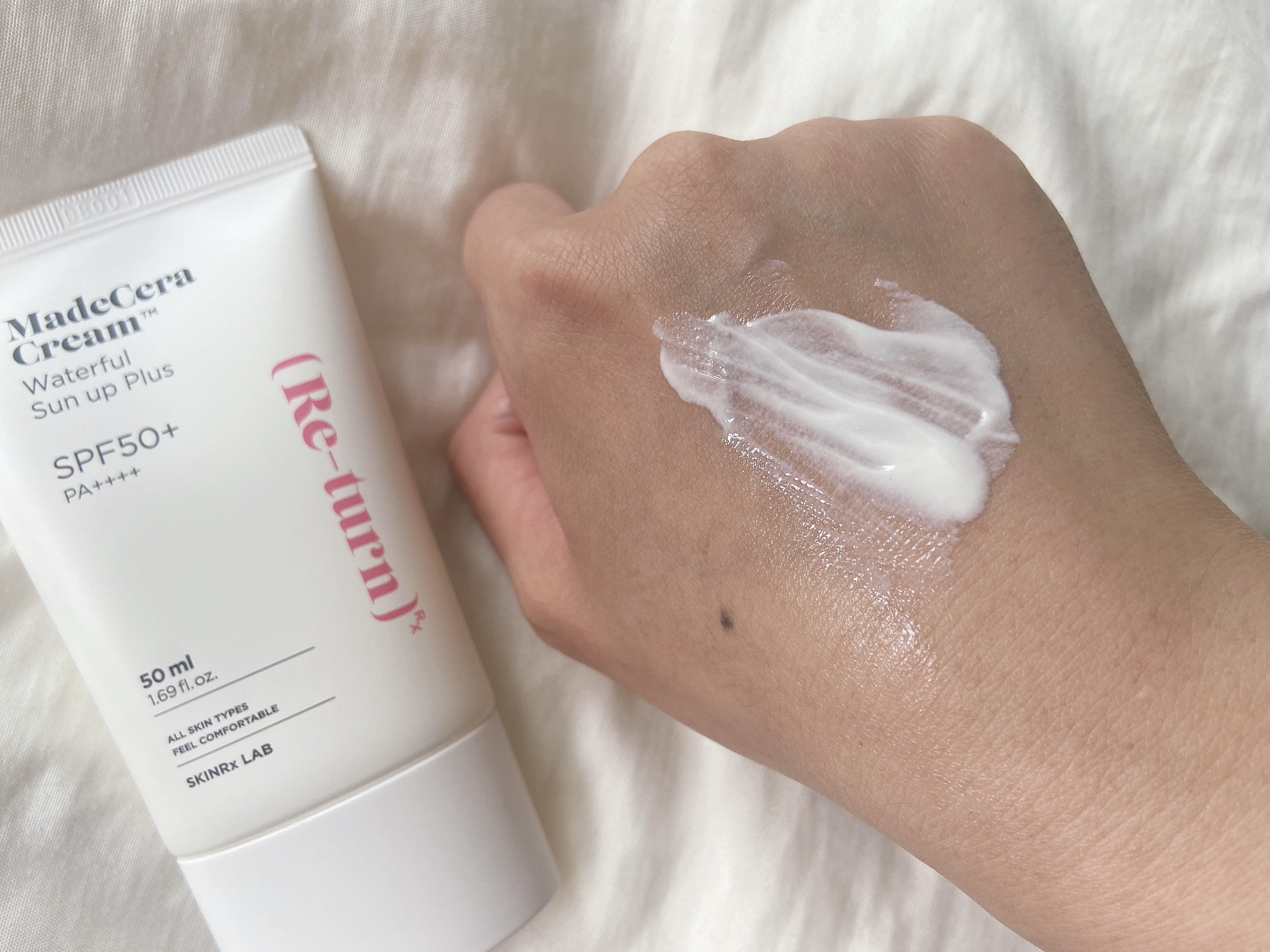 マデセラウォーターフルサンアッププラス/SKINRx LAB/日焼け止めクリームを使ったクチコミ（3枚目）