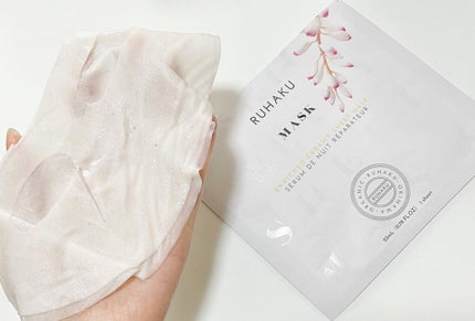 月桃エンリッチクリーミーシートマスク/琉白(ルハク)/シートマスク・パックを使ったクチコミ(4枚目)