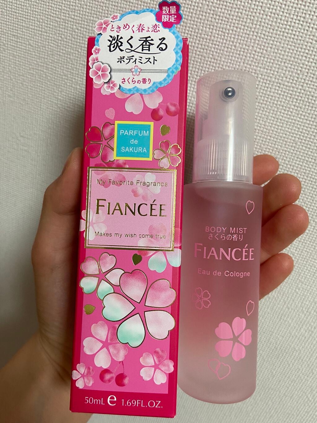 ボディミスト さくらの香り N/フィアンセ/香水(レディース)を使ったクチコミ(1枚目)