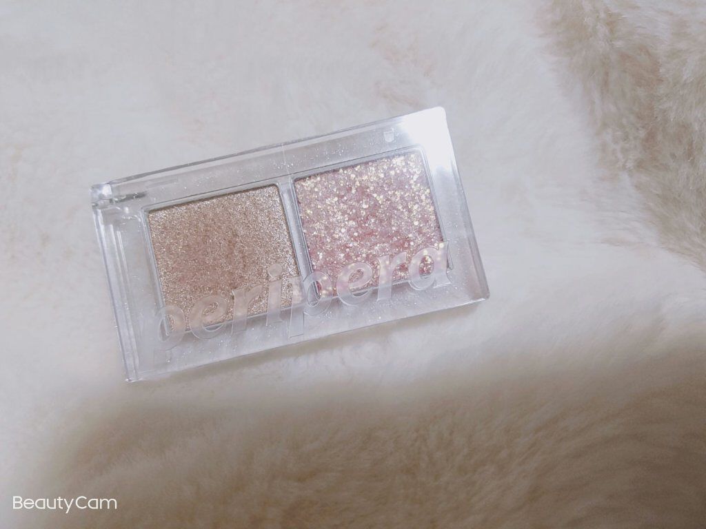デュオ ポケット グリッター シャドウ/PERIPERA/アイシャドウパレットを使ったクチコミ(1枚目)