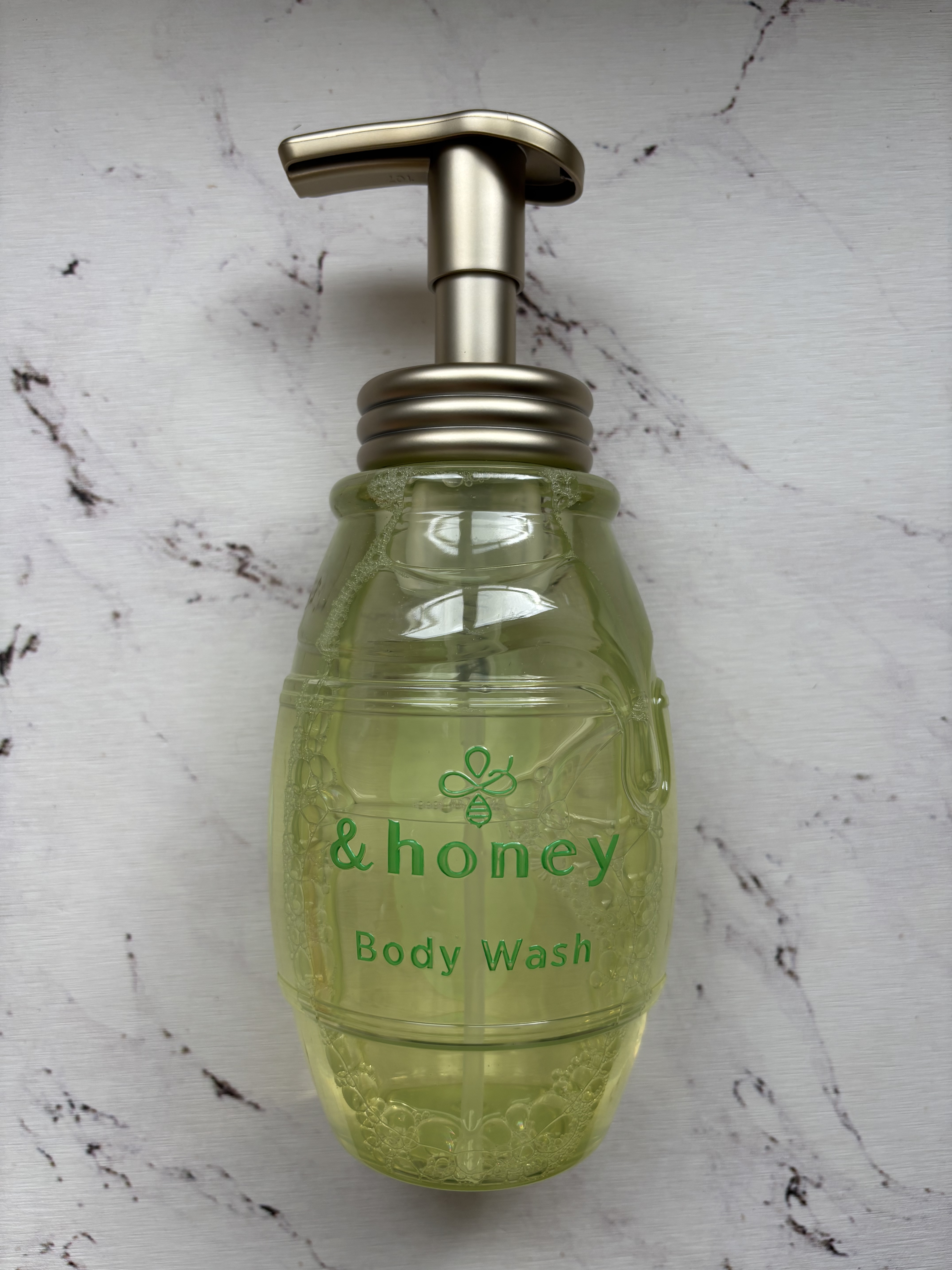 ピュアモイスト 泡ボディウォッシュ/&honey/ボディソープを使ったクチコミ（1枚目）