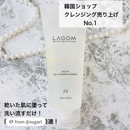 ラゴム ジェルトゥウォーター クレンザー(LV)(朝用洗顔)/LAGOM /その他洗顔料を使ったクチコミ(4枚目)