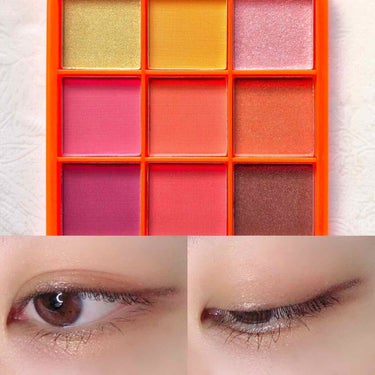 UR GLAM　BLOOMING EYE COLOR PALETTE/U R GLAM/パウダーアイシャドウを使ったクチコミ（3枚目）