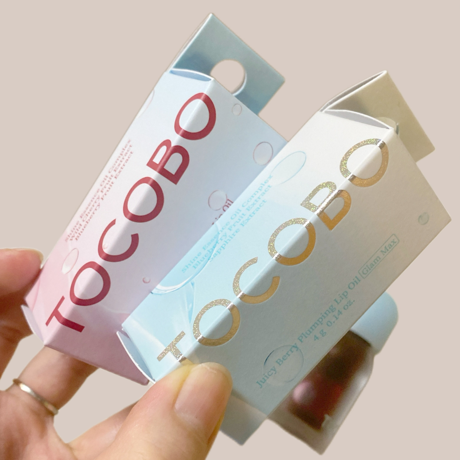 ジューシーベリープランピングリップオイル/TOCOBO/リップグロスを使ったクチコミ（3枚目）