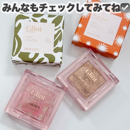 マーブルベイクドハイライター/Glint/パウダーハイライトを使ったクチコミ(8枚目)