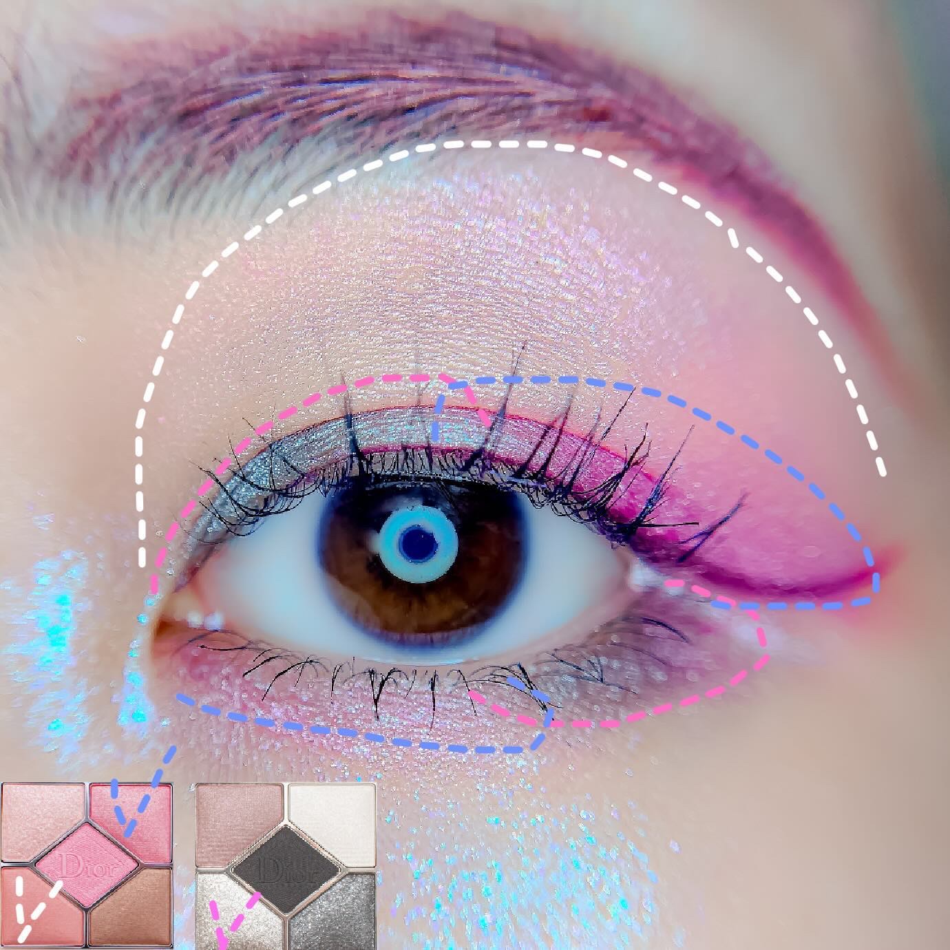 【旧】サンク クルール クチュール/Dior/アイシャドウパレットを使ったクチコミ（2枚目）