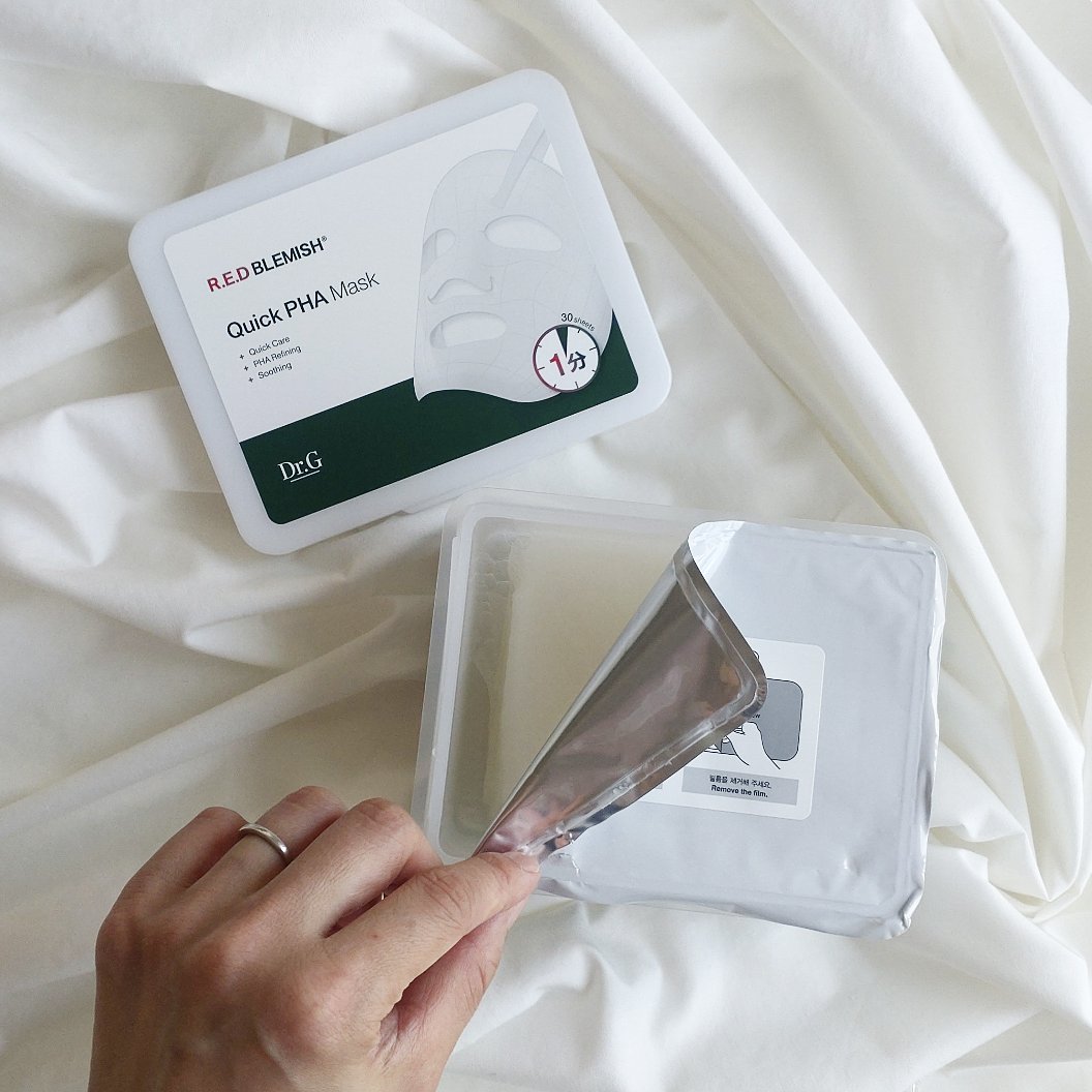 レッドブレミッシュクイックPHAシートマスク/Dr.G/シートマスク・パックを使ったクチコミ（3枚目）