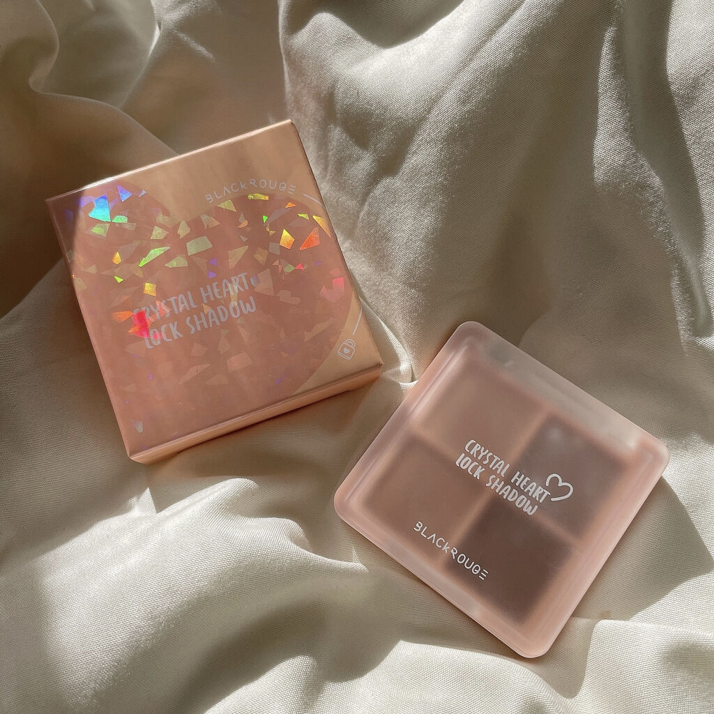 クリスタルハートロックシャドウ/BLACK ROUGE/アイシャドウパレットを使ったクチコミ（3枚目）