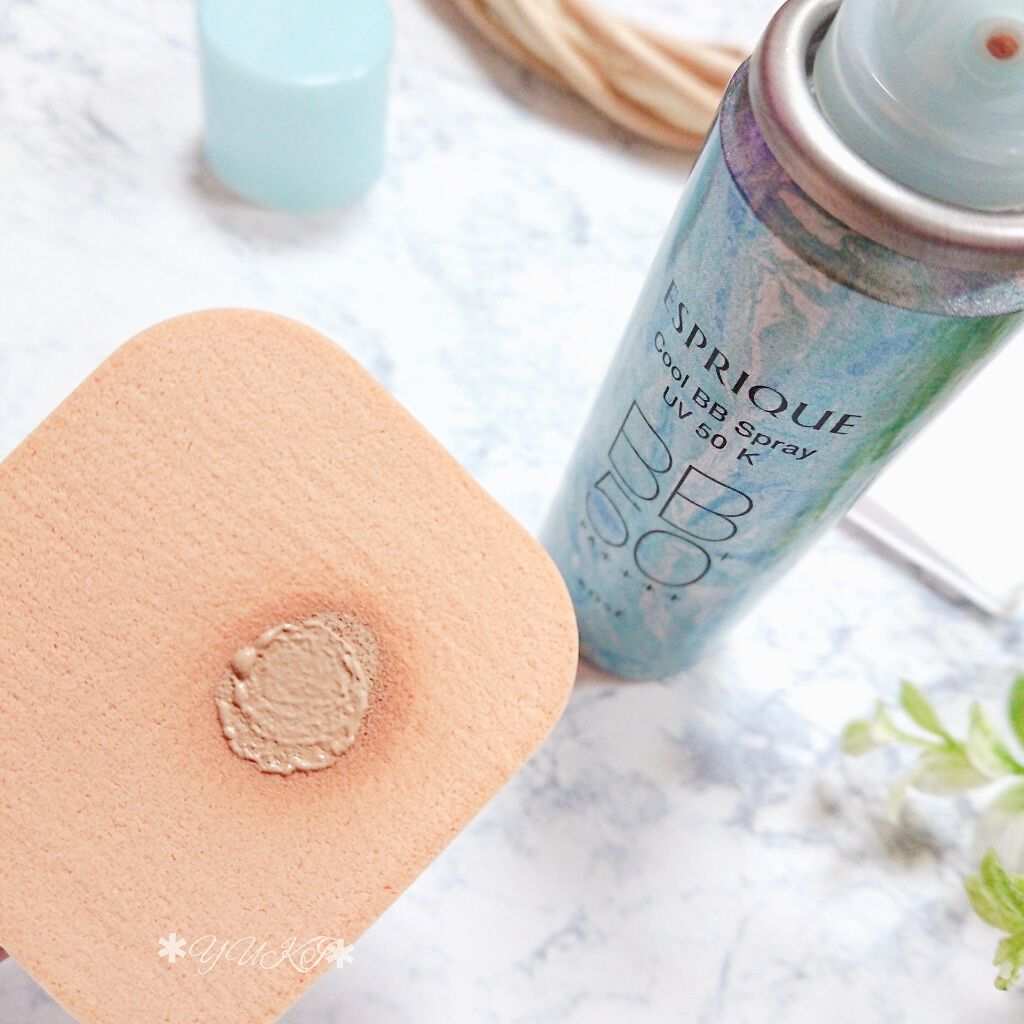 ひんやりタッチ BBスプレー UV 50 K 02 標準的な肌色/ESPRIQUE/BBクリームを使ったクチコミ（3枚目）