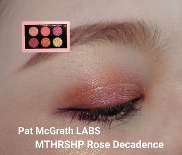 MTHRSHP: ROSE DECADENCE/PAT McGRATH LABS/アイシャドウパレットを使ったクチコミ（1枚目）