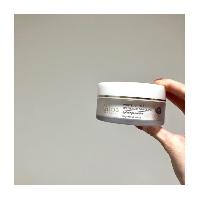 ホワイトトリュフダブルセラムアンドクリーム/ダルバ/フェイスクリームを使ったクチコミ(1枚目)
