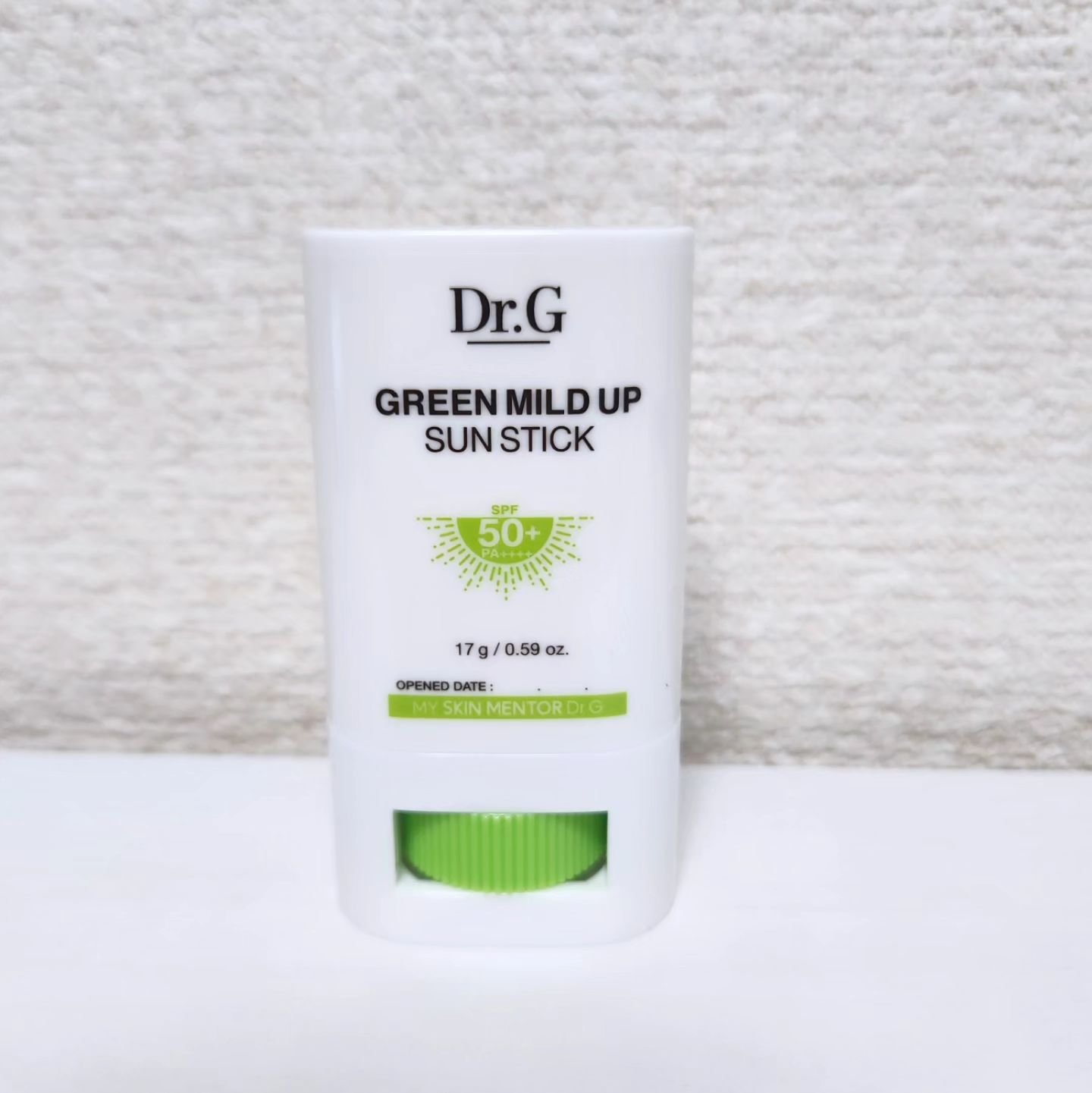 グリーンマイルドサンスティック SPF50+ PA++++/Dr.G/日焼け止めスティックを使ったクチコミ（3枚目）