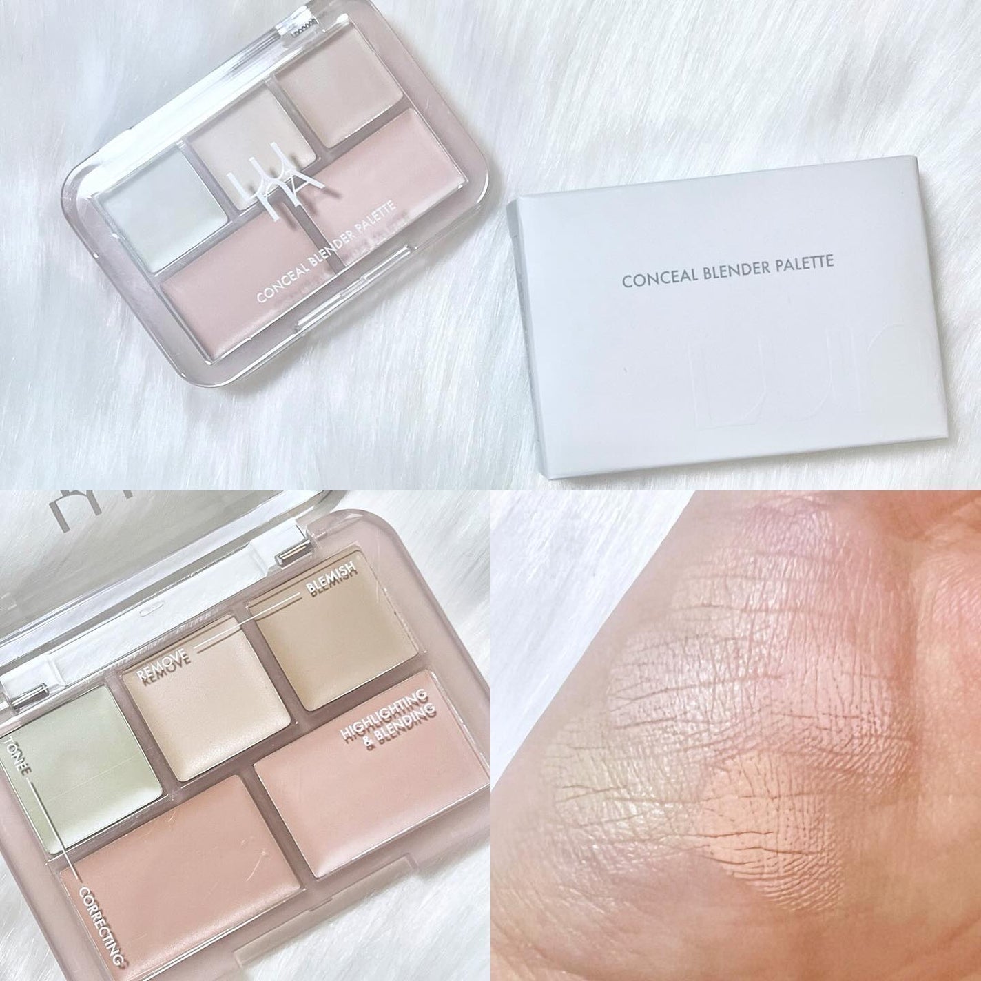 コンシールブレンダーパレット/LUNA/パレットコンシーラーを使ったクチコミ(1枚目)