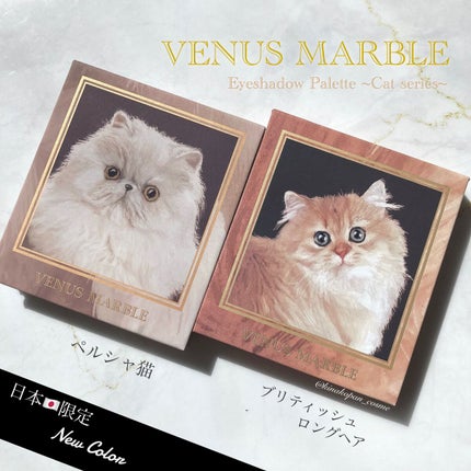 Venus Marble アイシャドウキャットシリーズ/Venus Marble/アイシャドウパレットを使ったクチコミ(1枚目)