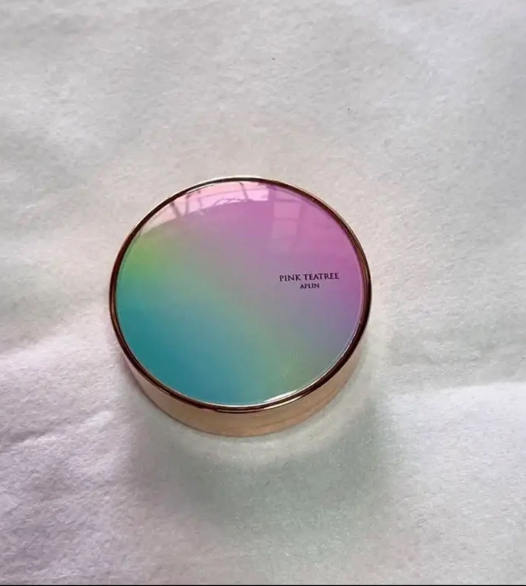 ピンクティーツリーカバークッション/APLIN/クッションファンデーションを使ったクチコミ（1枚目）