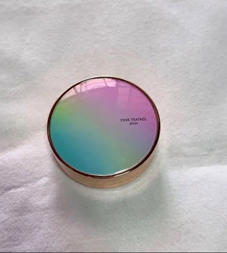 ピンクティーツリーカバークッション/APLIN/クッションファンデーションを使ったクチコミ(1枚目)
