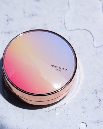 ピンクティーツリーカバーアップグロウクッション/APLIN/クッションファンデーションを使ったクチコミ(3枚目)