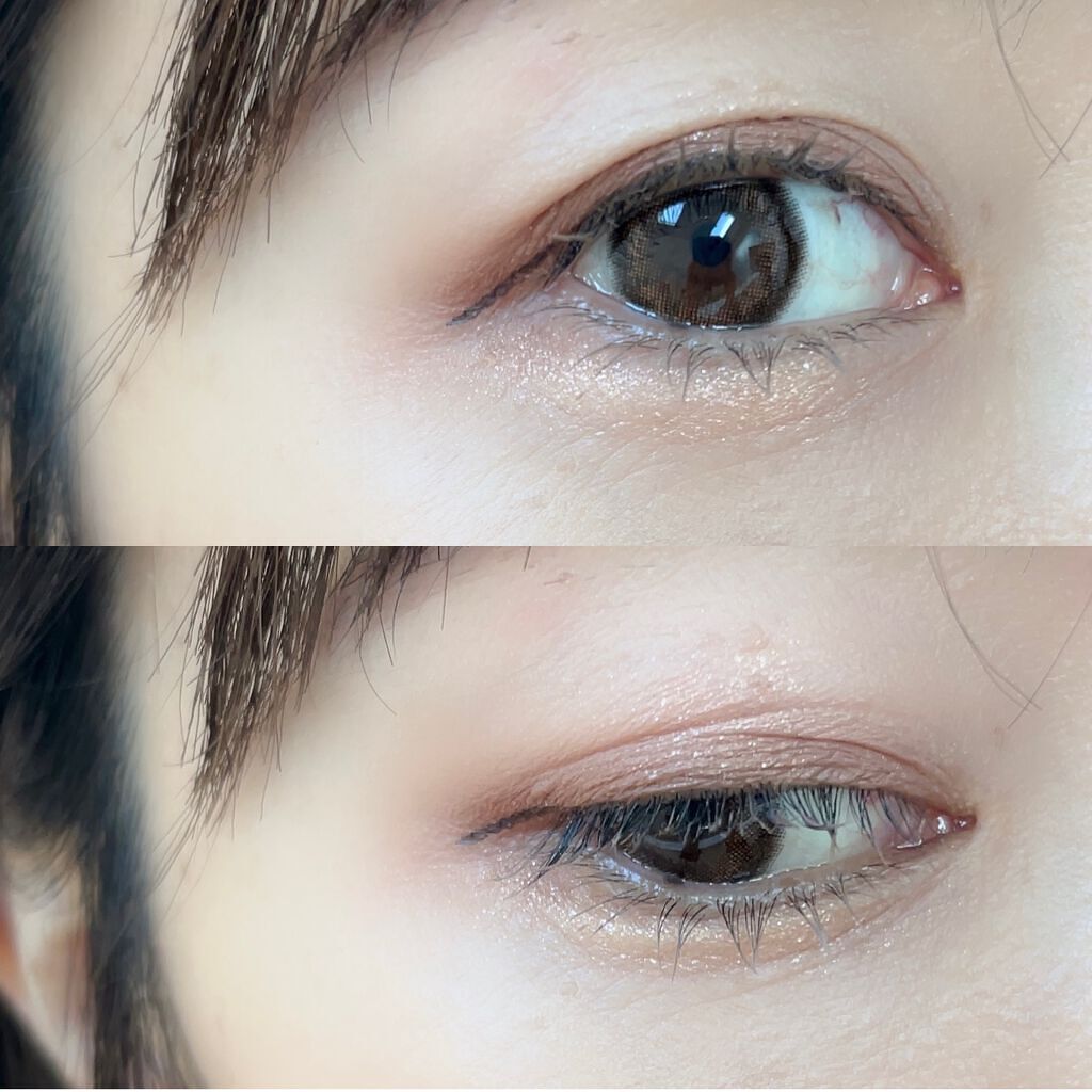 CHEER me COLOR リキッドアイライナー/セリア/リキッドアイライナーを使ったクチコミ（2枚目）