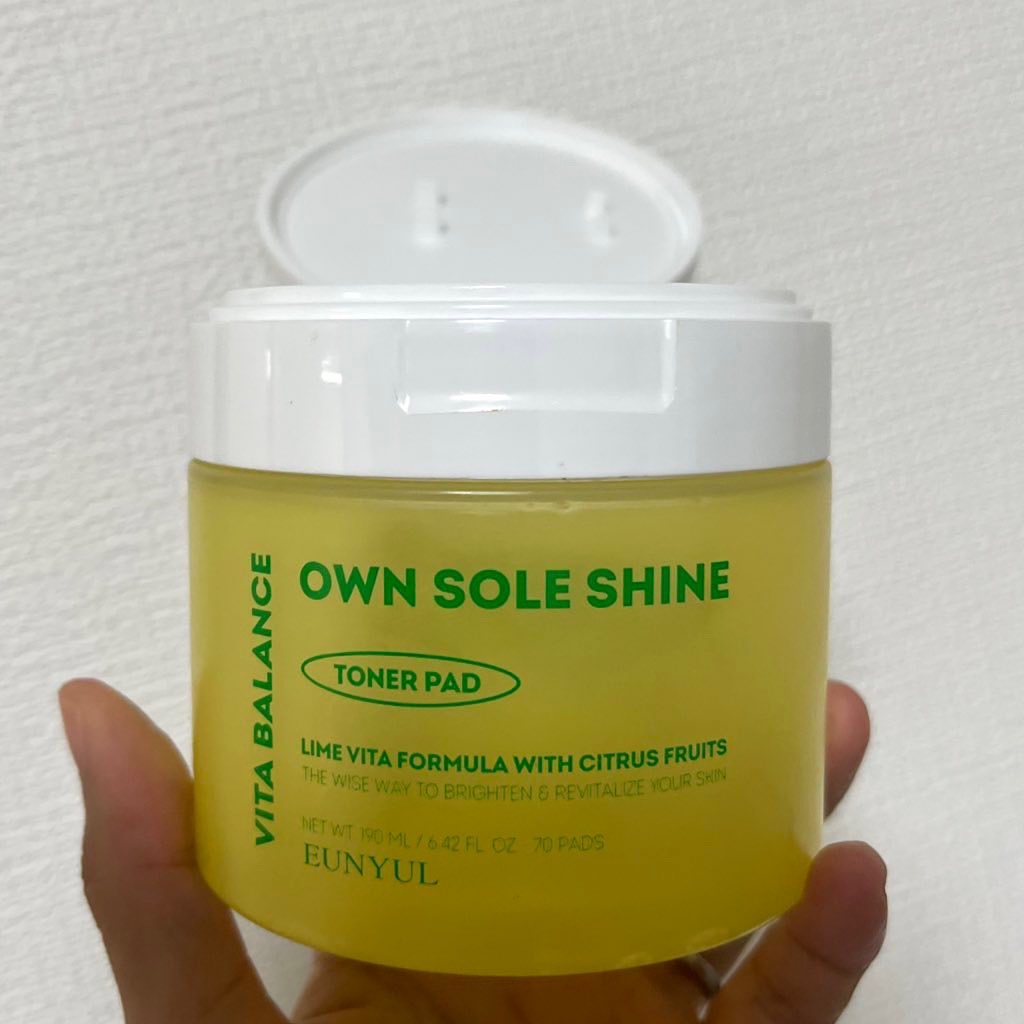 ビタバランスオウンソールシャイントナーパッド/EUNYUL/トナーパッドを使ったクチコミ（1枚目）