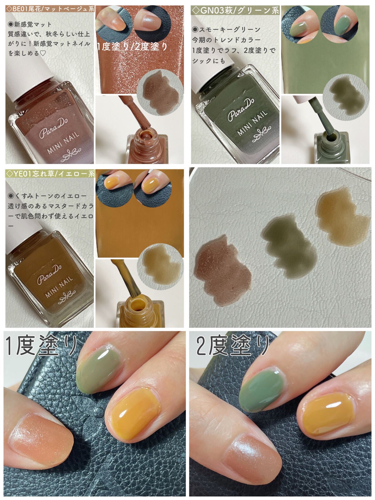 ミニネイル/パラドゥ/マニキュアを使ったクチコミ(2枚目)