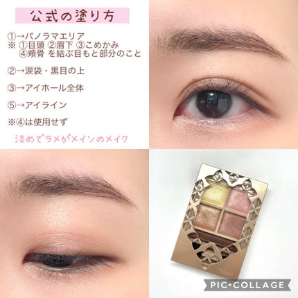 パノラマデザイン アイパレット/Visée/アイシャドウパレットを使ったクチコミ(4枚目)