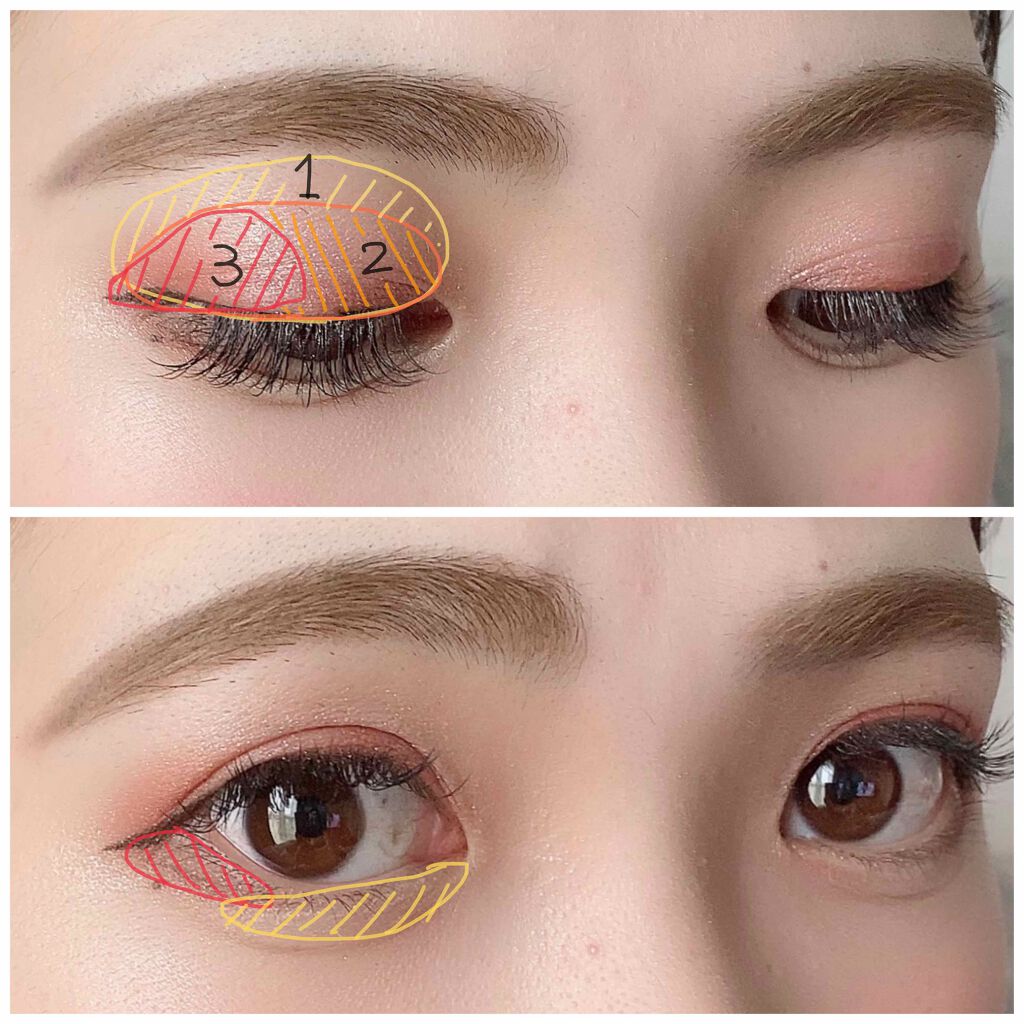 ジューシーピュアアイズ/キャンメイク/アイシャドウパレットを使ったクチコミ（3枚目）