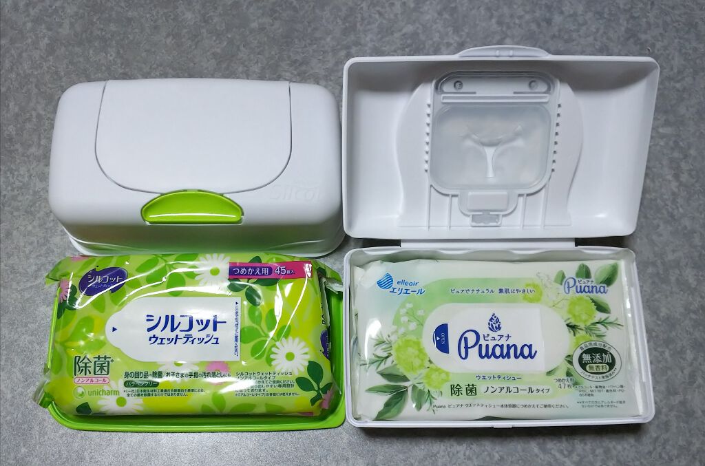 除菌ウェットティッシュ ノンアルコールタイプ/シルコット/ティッシュを使ったクチコミ(2枚目)
