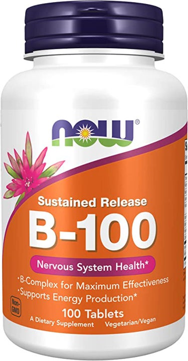 ビタミンB-100（Bコンプレックス）タイムリリース Now Foods
