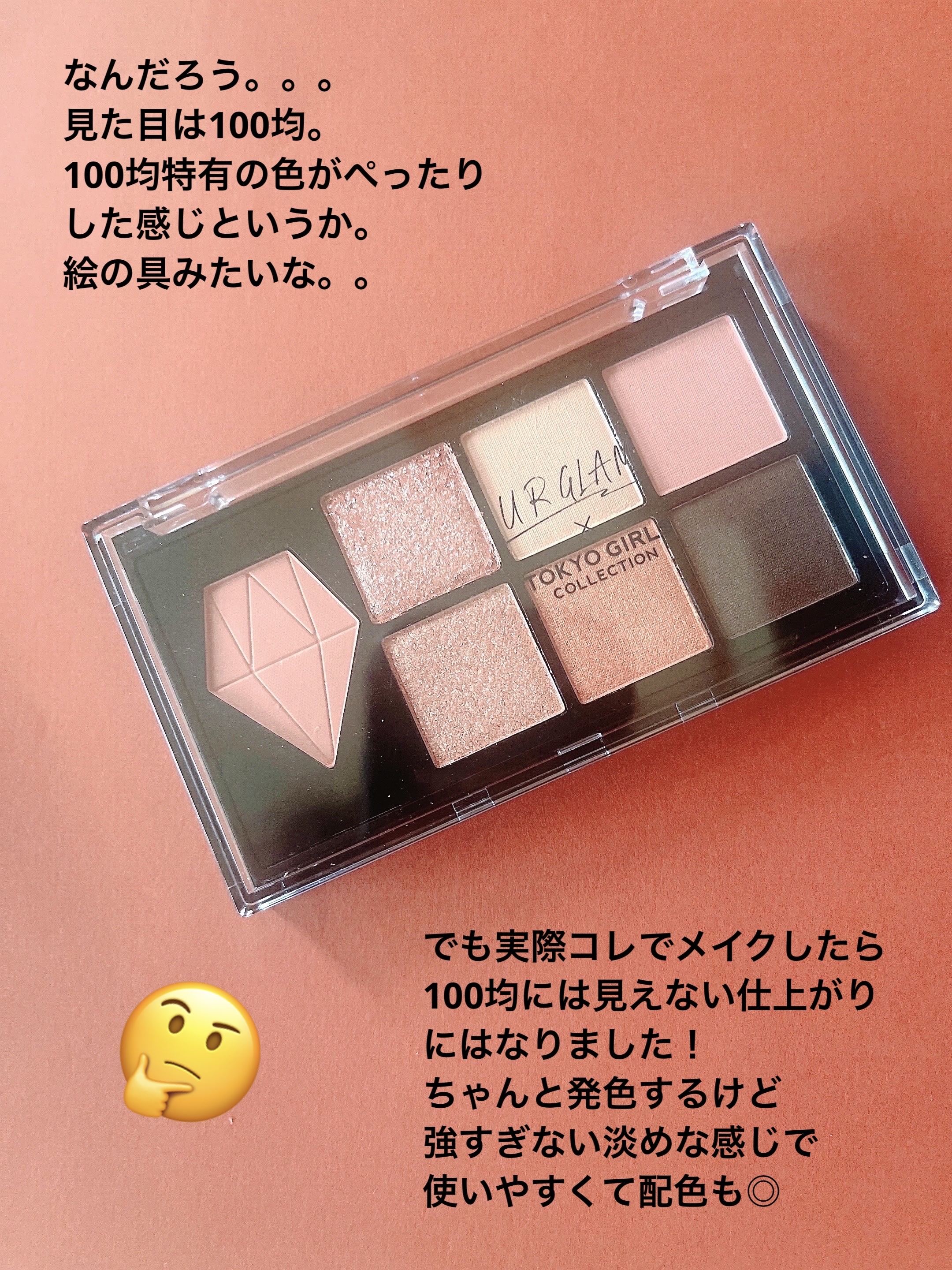UR GLAM　BLOOMING EYE COLOR PALETTE/U R GLAM/アイシャドウパレットを使ったクチコミ（2枚目）