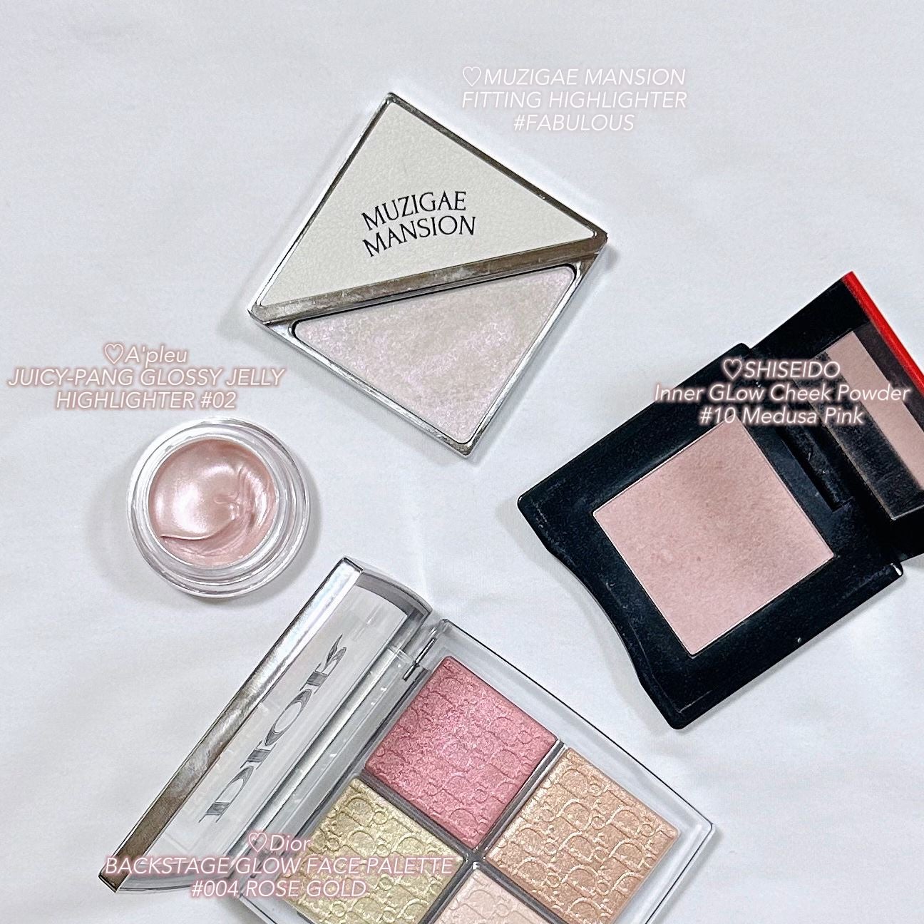 ディオール バックステージ フェイス グロウ パレット/Dior/ハイライトを使ったクチコミ(2枚目)