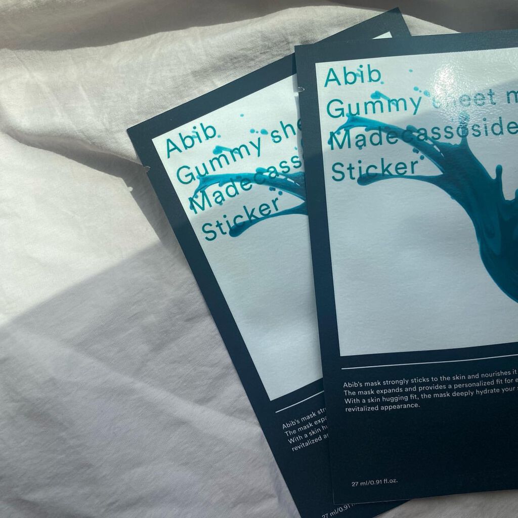ガムシートマスクパック マデカソサイドステッカー/Abib /シートマスク・パックを使ったクチコミ(1枚目)