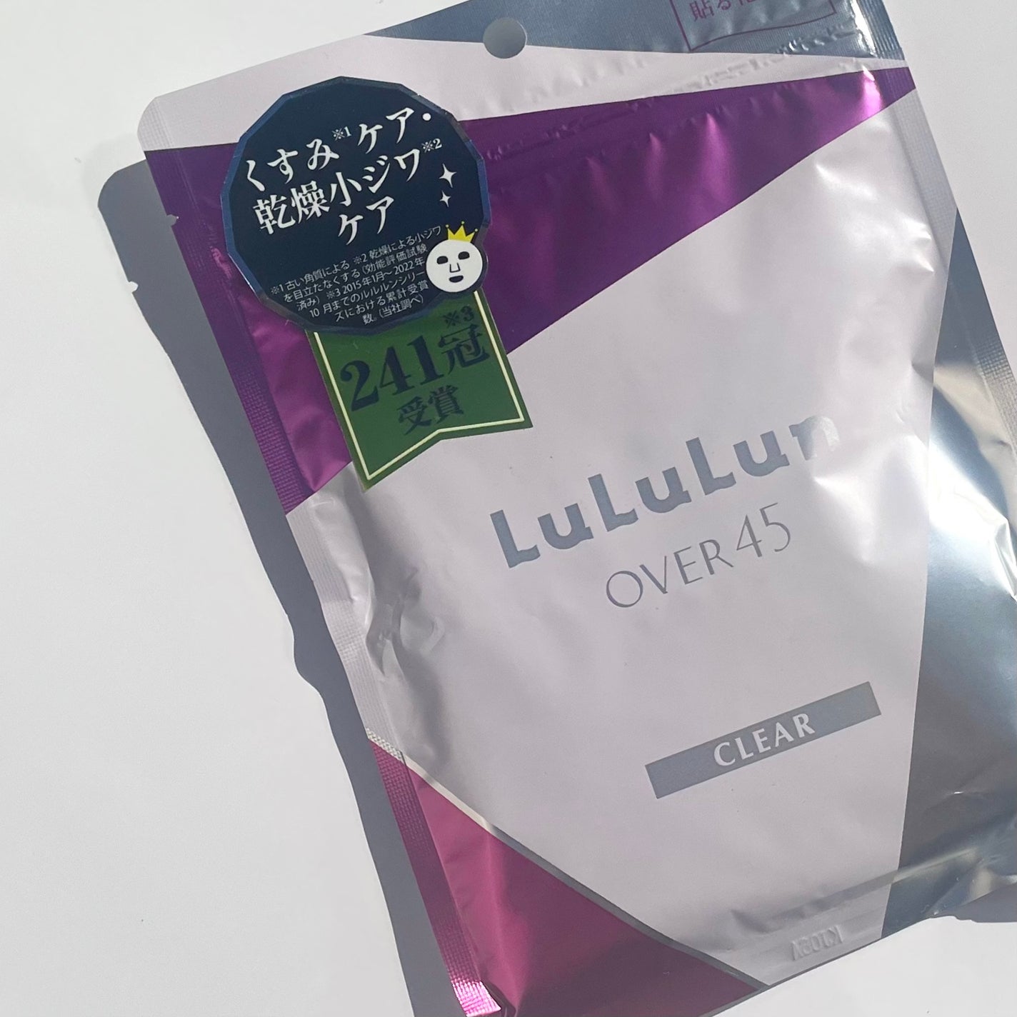ルルルンOVER45 アイリスブルー(クリア)/ルルルン/シートマスク・パックを使ったクチコミ(1枚目)