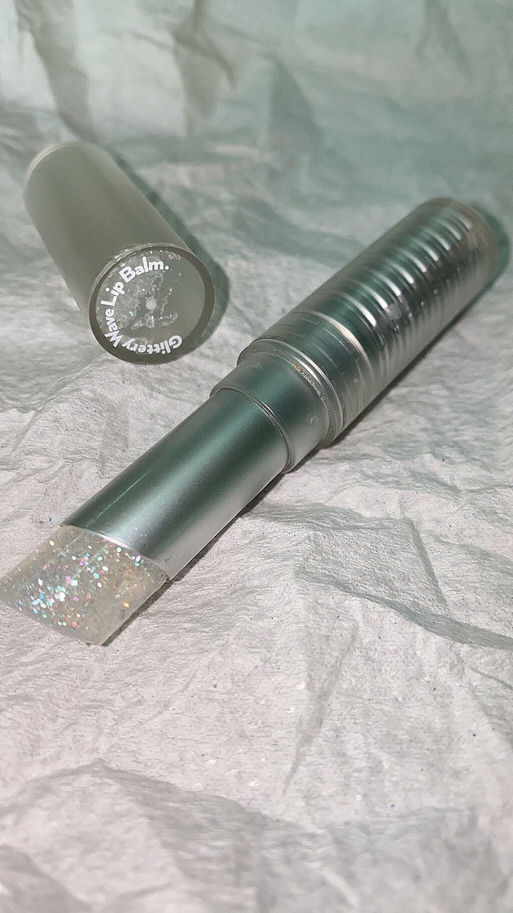 グリッタリーウェブリップバーム/unleashia/リップケアを使ったクチコミ(1枚目)