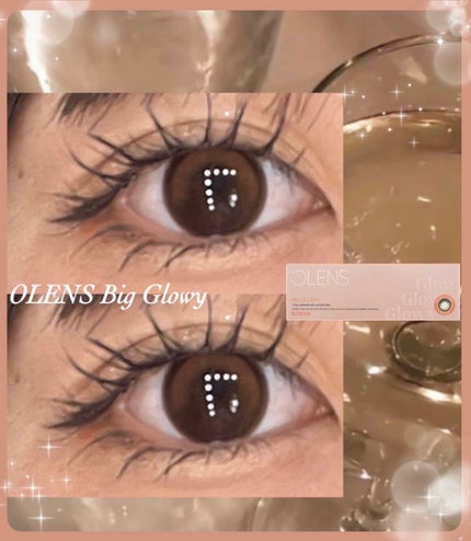 Big Glowy 1day ヘーゼル/OLENS/ワンデー(1DAY)カラコンを使ったクチコミ(1枚目)