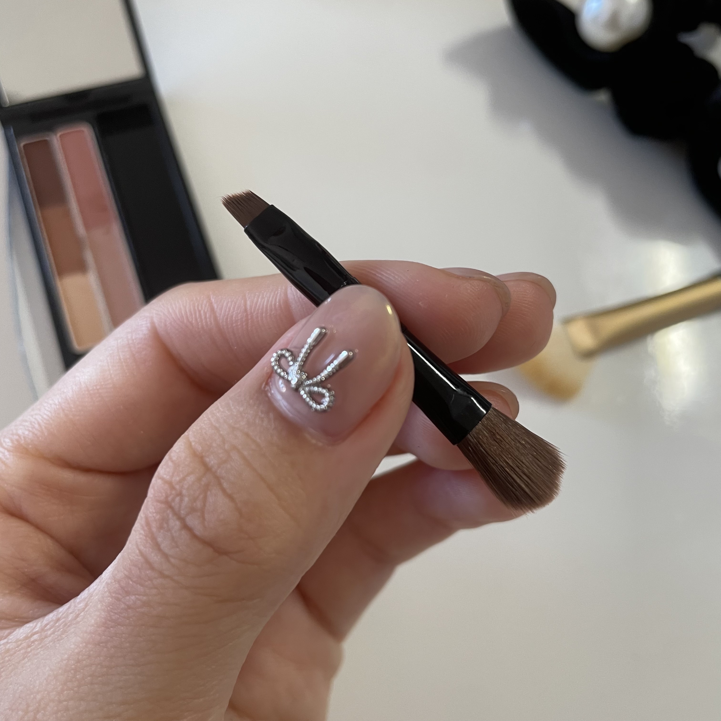 ケイト デザイニングアイブロウ3D EX-6 レッドブラウン(本体)/KATE/パウダーアイブロウを使ったクチコミ（3枚目）