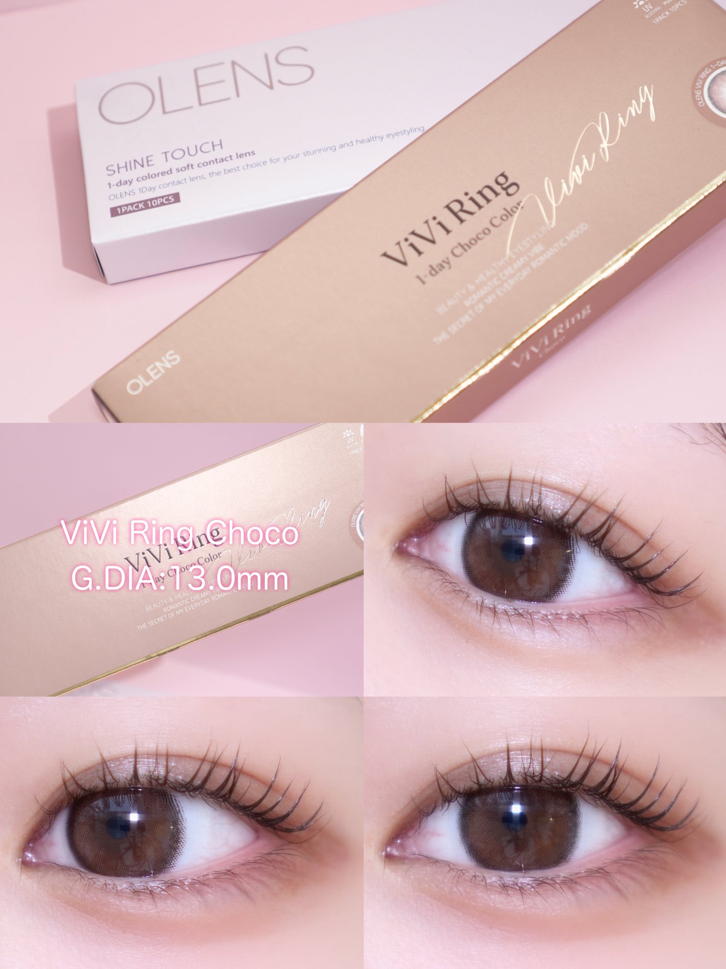 ViVi Ring 1day/OLENS/ワンデー(1DAY)カラコンを使ったクチコミ(4枚目)