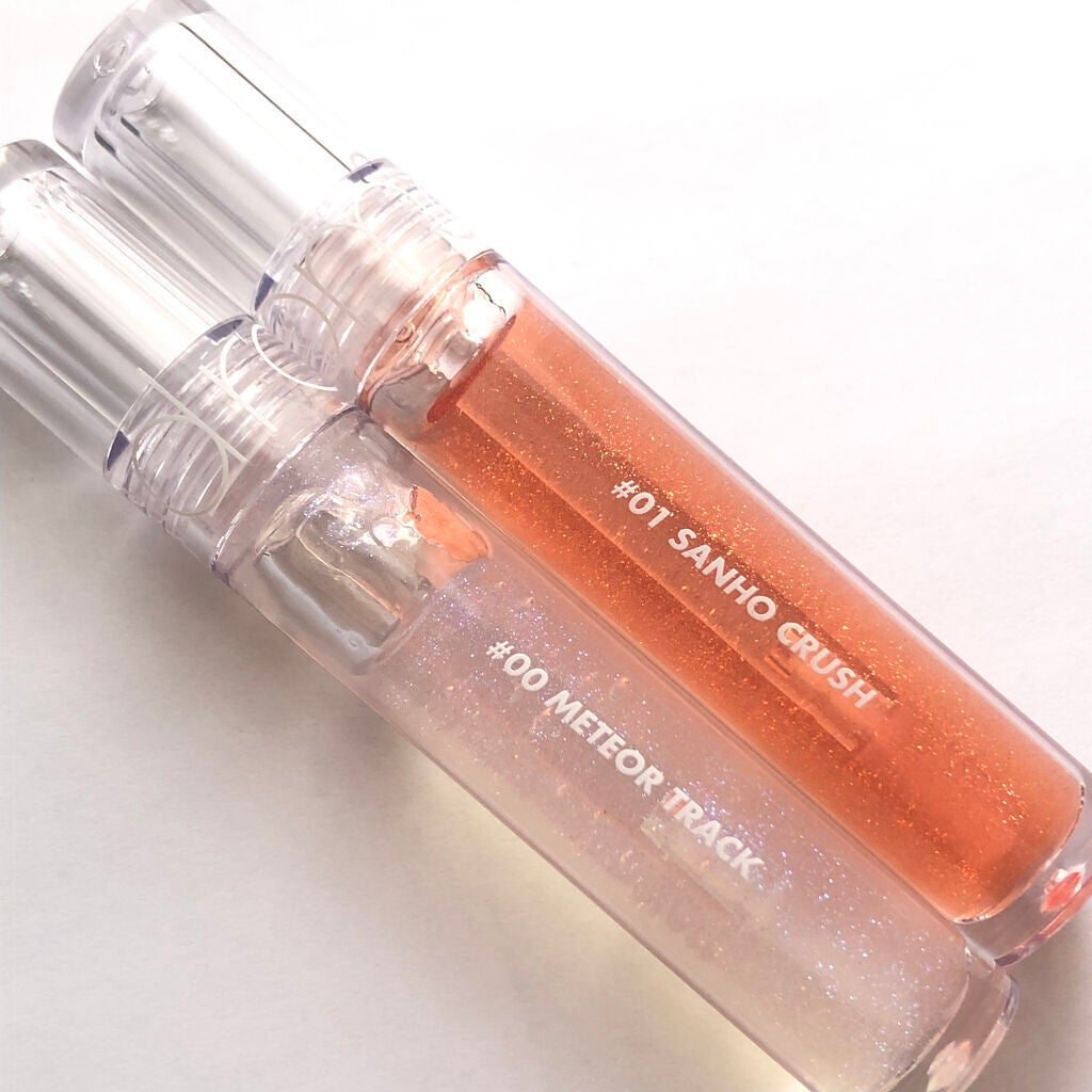 グラスティングウォーターグロス/rom&nd/リップグロスを使ったクチコミ(2枚目)