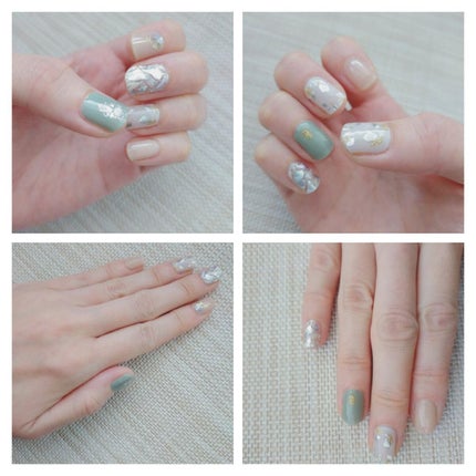 セミキュアジェルネイルシール ハンド用/LYSD’OR/ネイルシールを使ったクチコミ(5枚目)