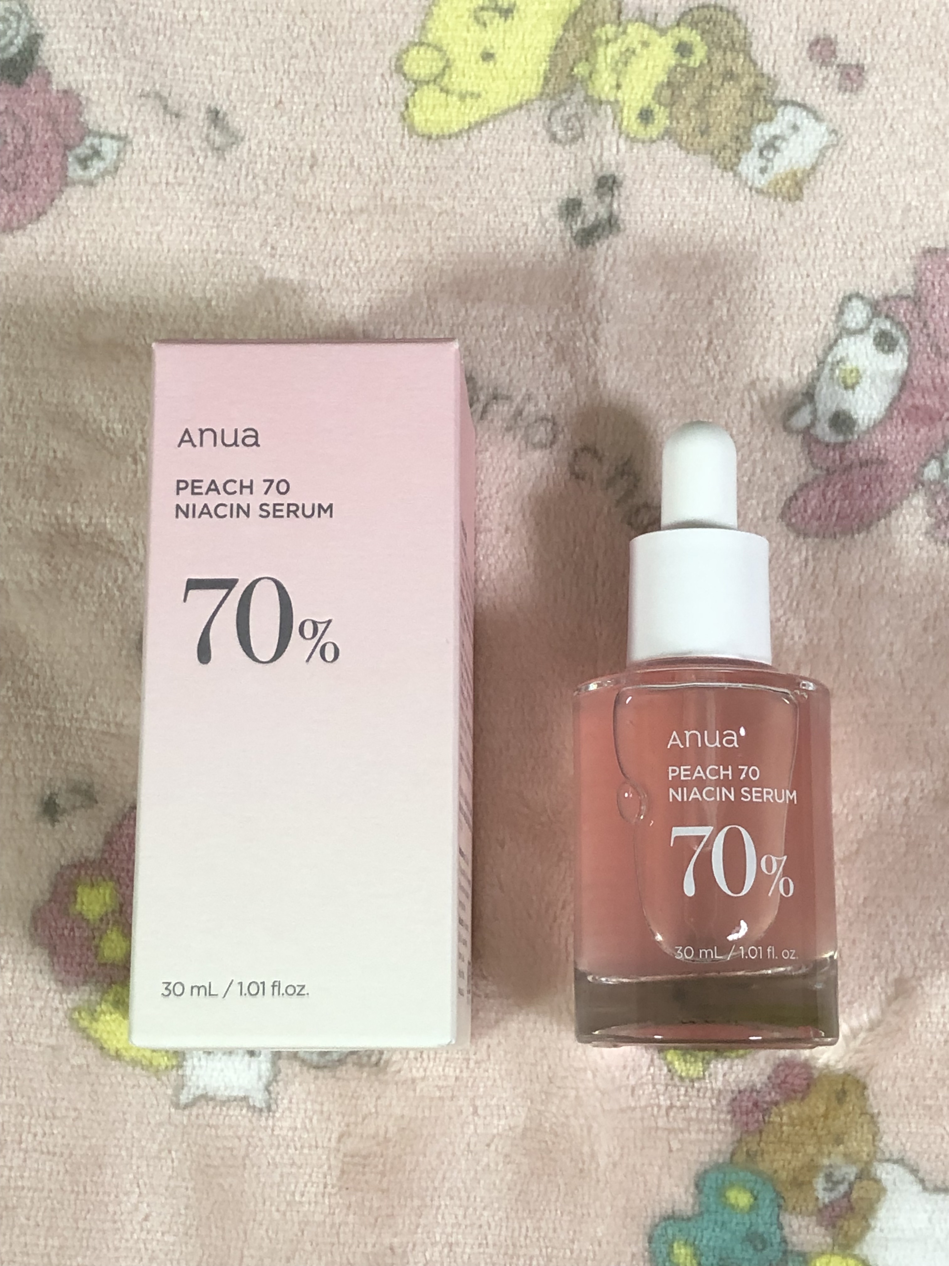 桃70%ナイアシンセラム/Anua/美容液を使ったクチコミ（1枚目）