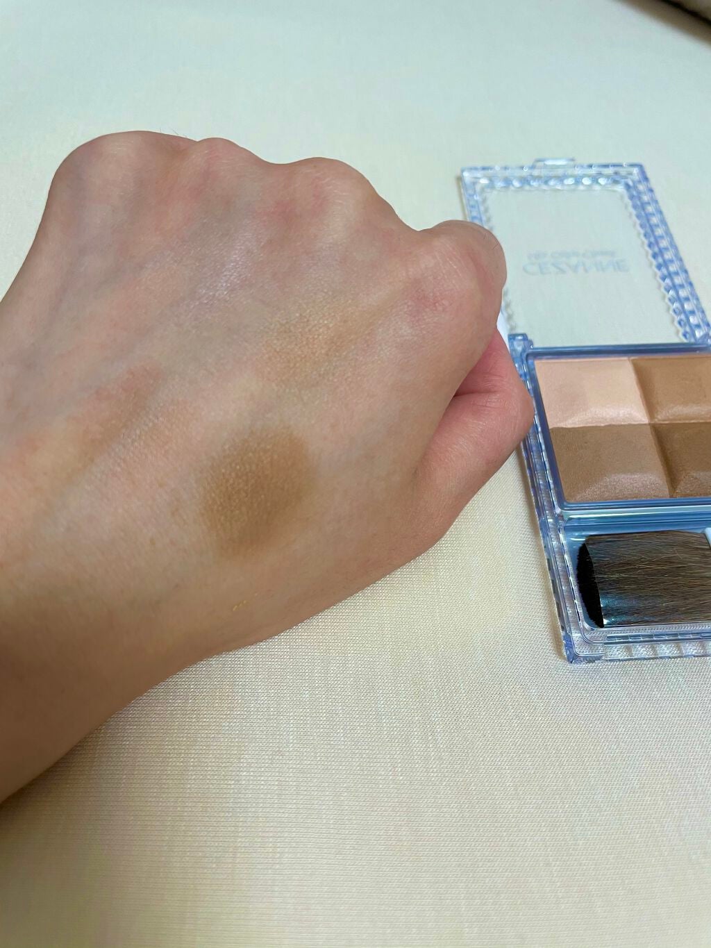 ミックスカラーチーク/CEZANNE/パウダーチークを使ったクチコミ(2枚目)