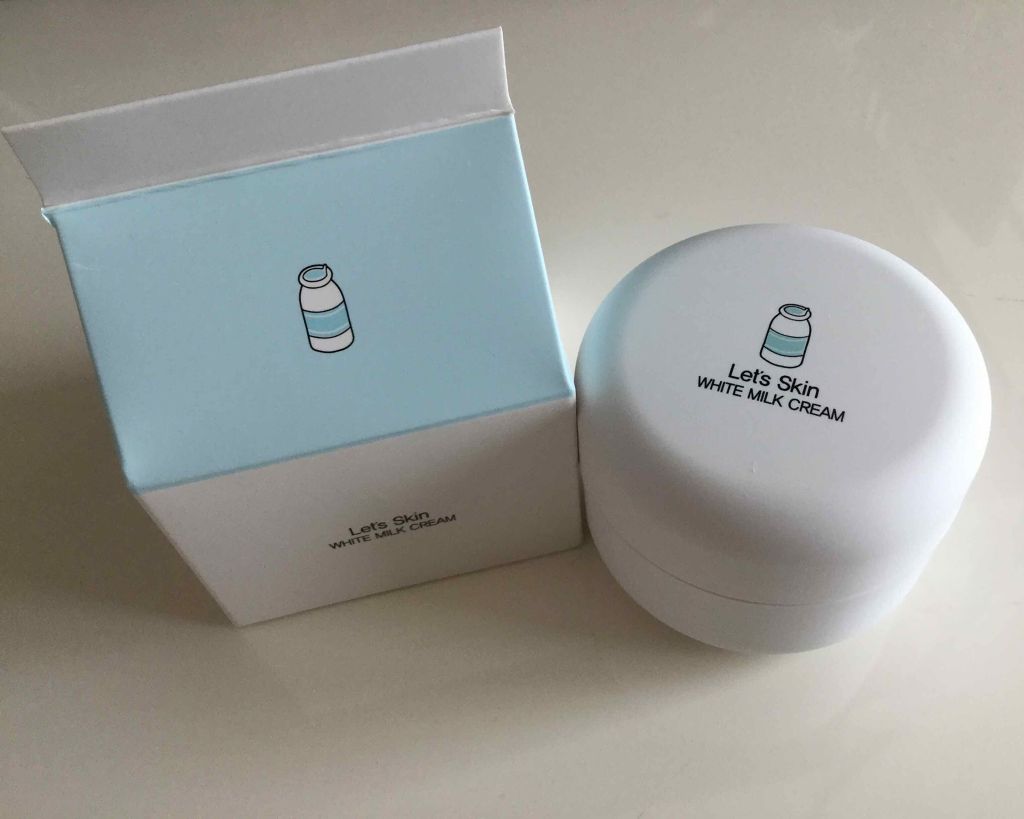 レッツスキン ホワイト ミルククリーム/SHINBEE JAPAN /フェイスクリームを使ったクチコミ（2枚目）