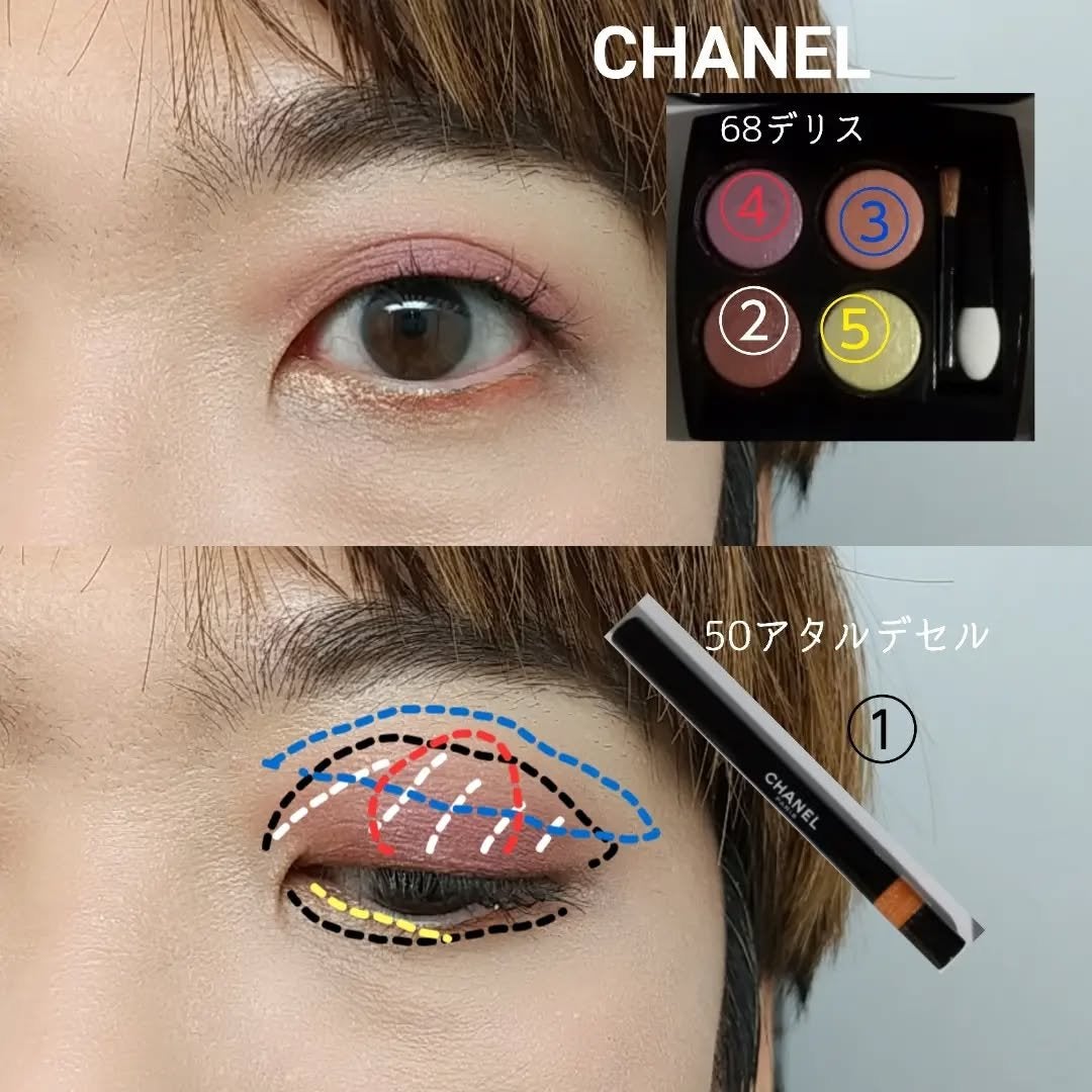 レ キャトル オンブル/CHANEL/アイシャドウパレットを使ったクチコミ(4枚目)