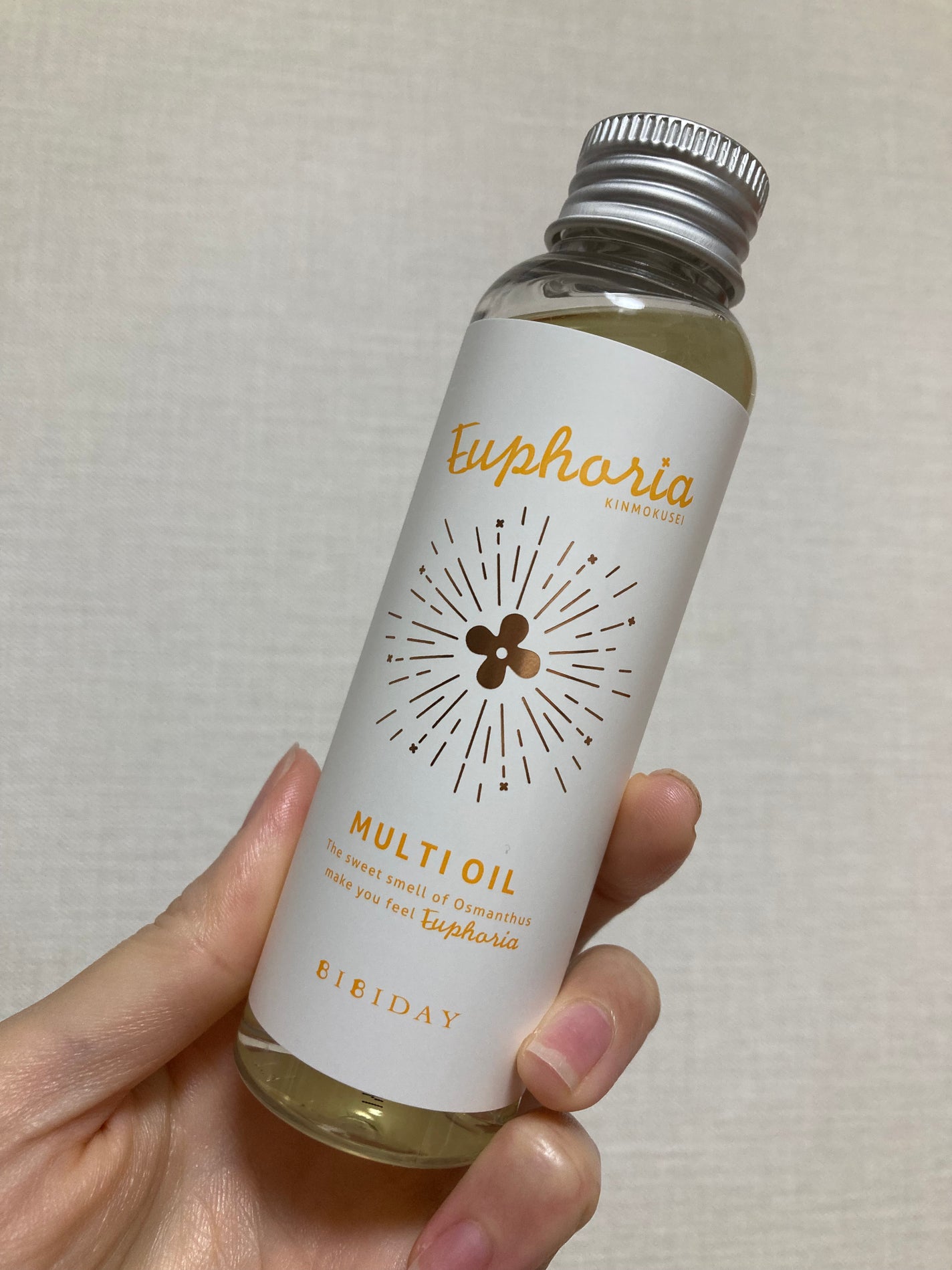 ユーフォリア・キンモクセイ マルチオイル/BIBIDAY/ヘアオイルを使ったクチコミ(2枚目)