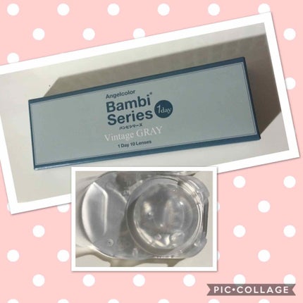 Angelcolor Bambi Series Vintage 1day/AngelColor/ワンデー(1DAY)カラコンを使ったクチコミ(1枚目)