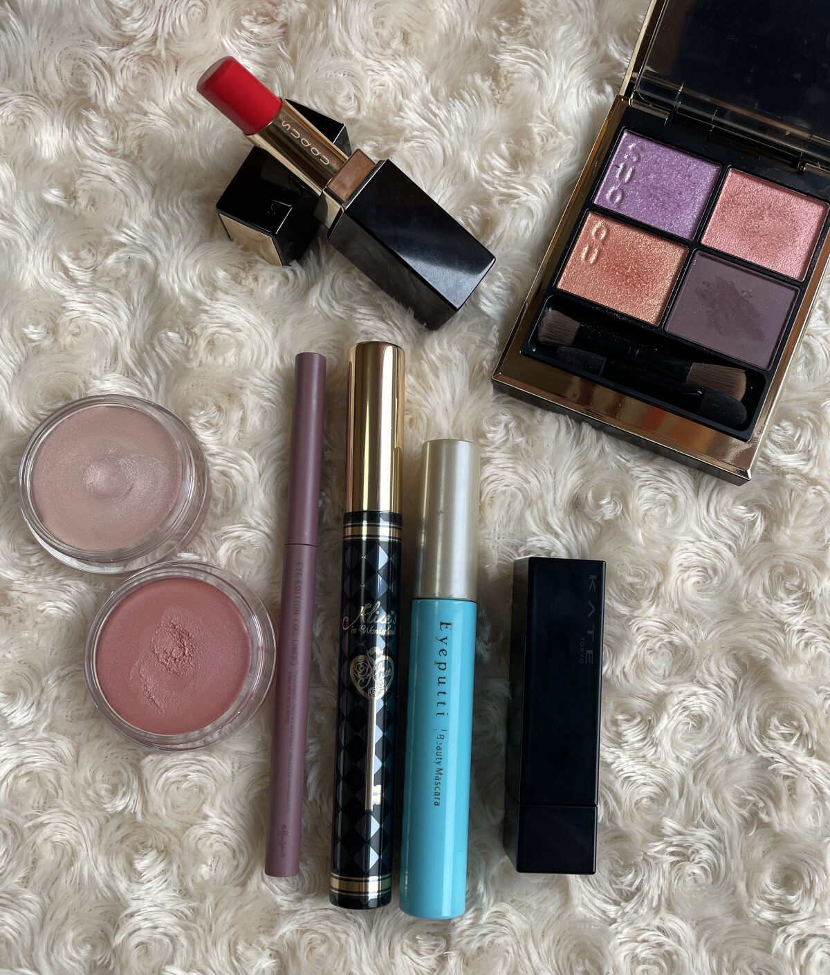 多幸感ハイライター 01 ピンクマオマオ/KiSS/クリームハイライトを使ったクチコミ（1枚目）