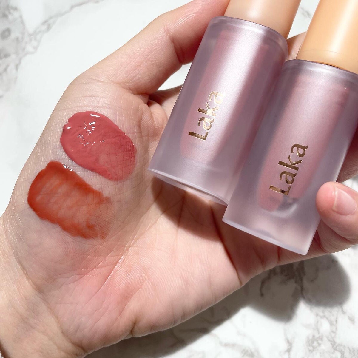 フルーティーグラムティント/Laka/リップティントを使ったクチコミ(3枚目)