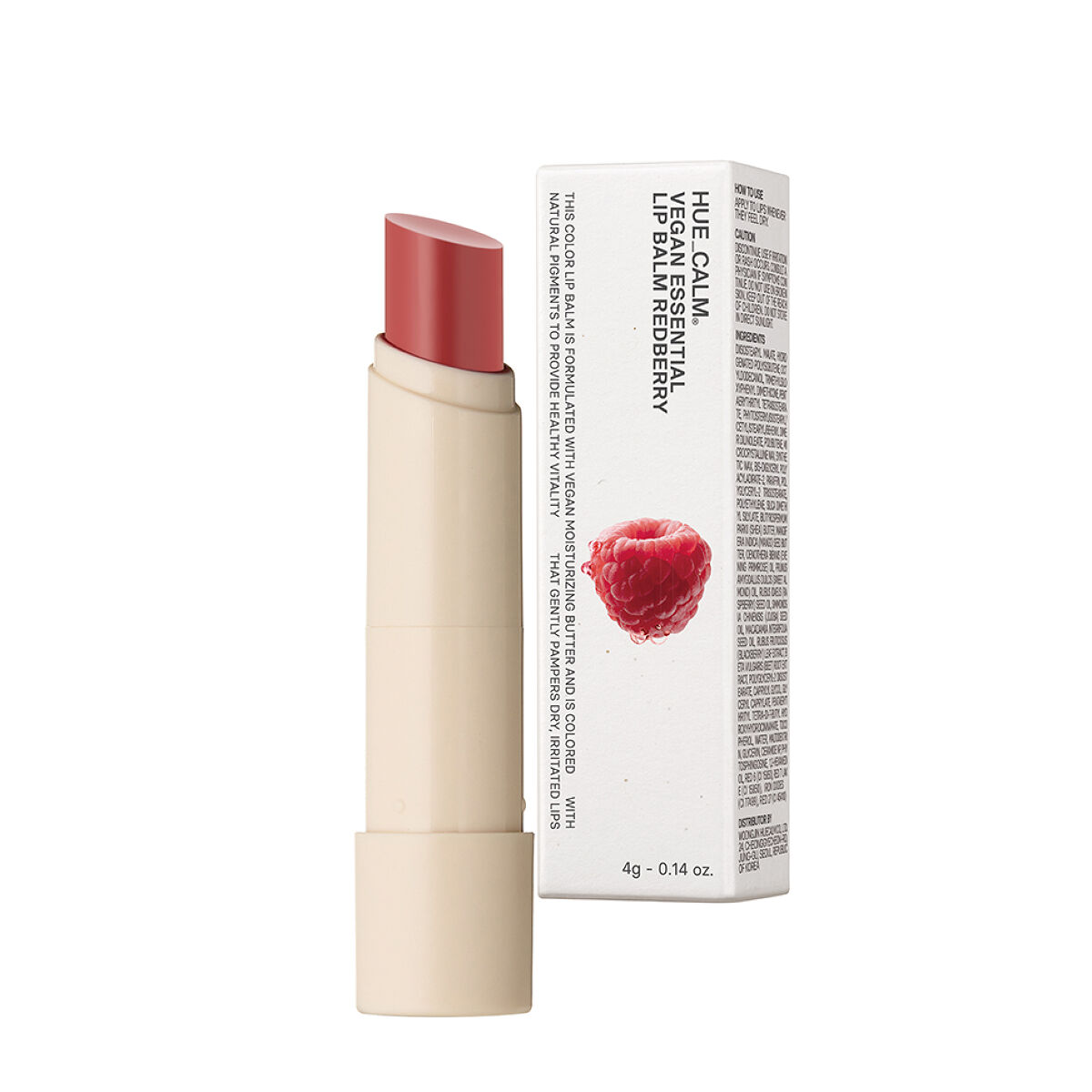 ヴィーガンエッセンシャル色付きリップクリーム レッドベリー