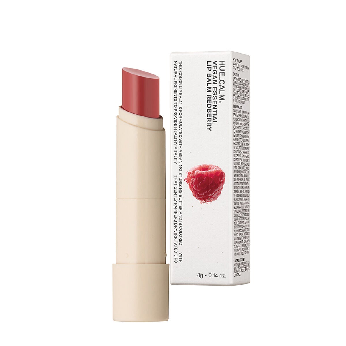 ヴィーガンエッセンシャル色付きリップクリーム レッドベリー