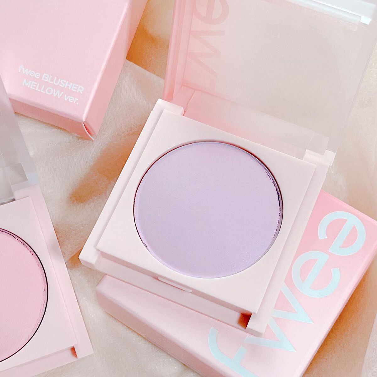 フィーチークメロウ 05 ラブミーライト/fwee/ジェル・クリームチークを使ったクチコミ（3枚目）