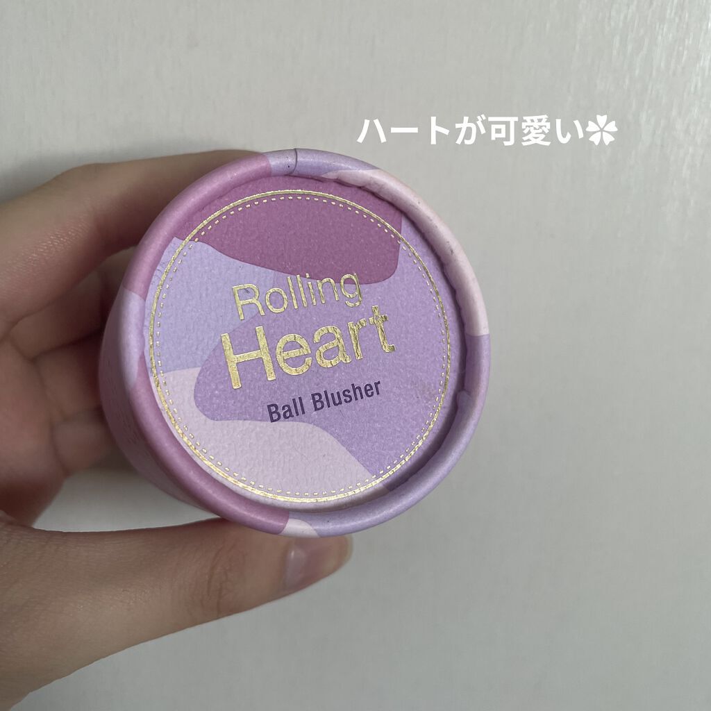 ローリングハートボールチーク/MISSHA/パウダーチークを使ったクチコミ（1枚目）